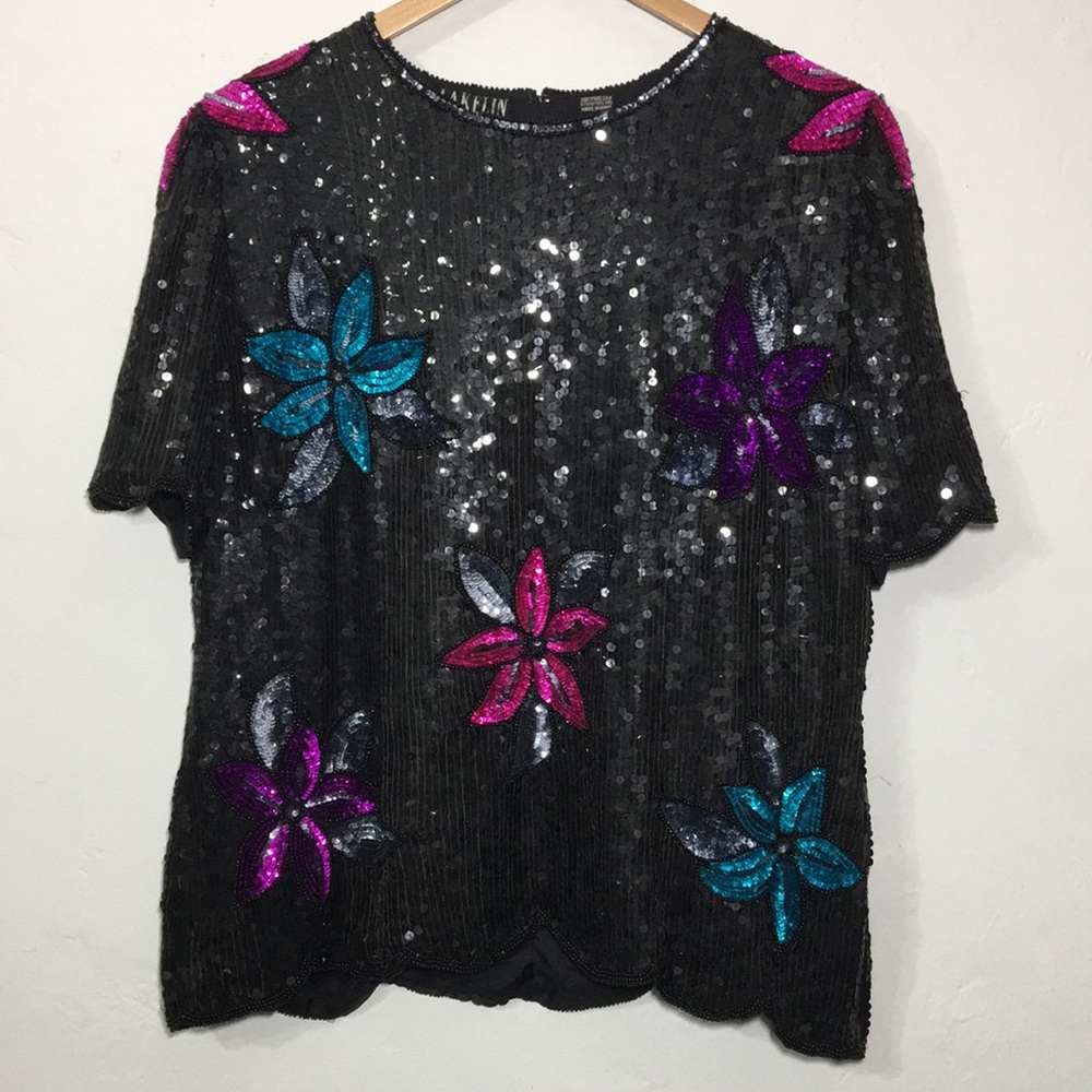 Sequin Disco Top
